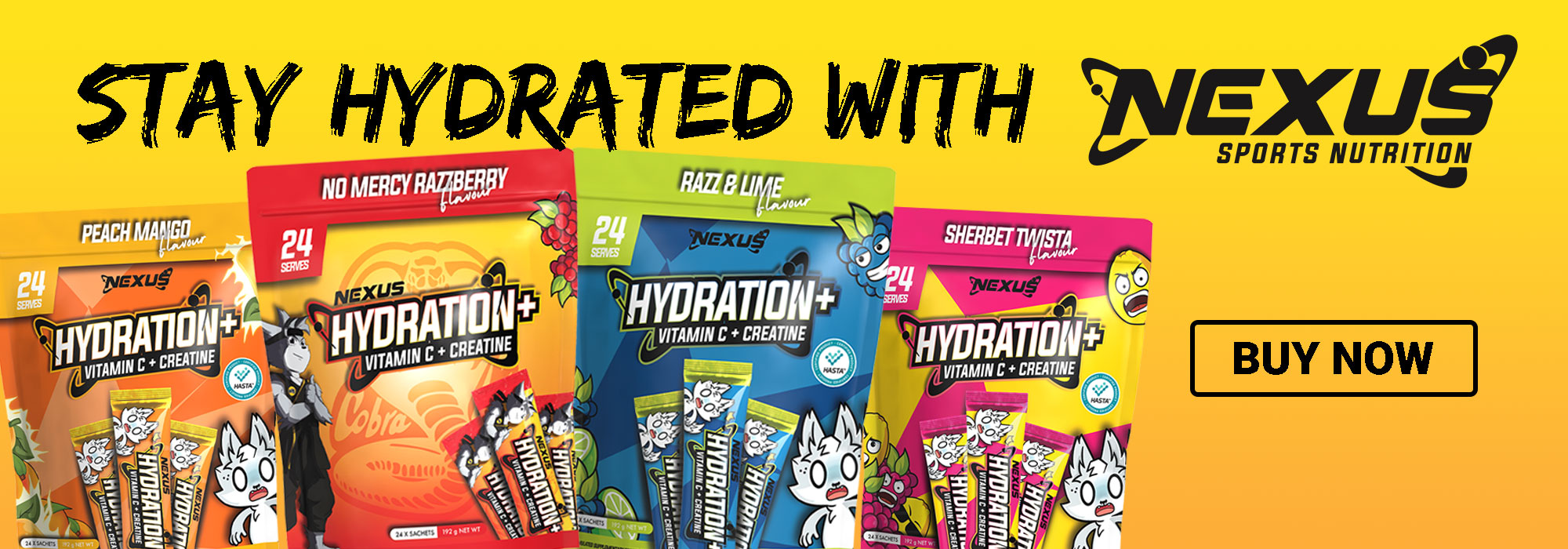 Banner-image-of-Nexus-Sports-Nutrition-Hydration-Packs-with-Wordking-Stay-Hydrated-across-it