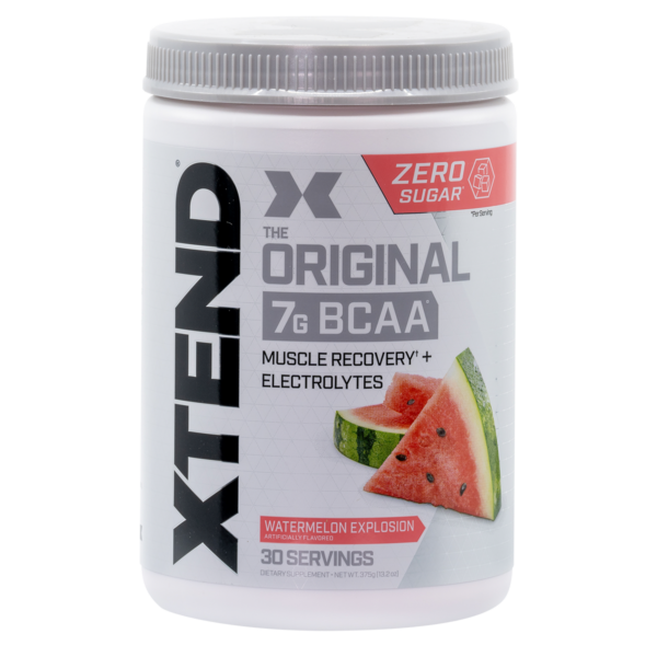 Xtend BCAA Supplement – 30 Serves packaging Watermelon flavour